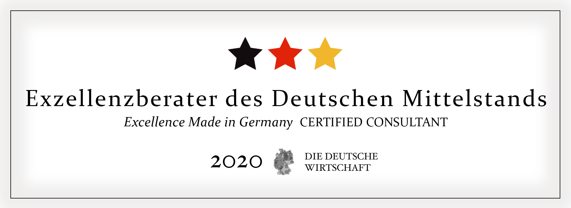 Auszeichnung Exzellenzberater 2020